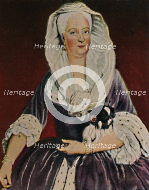 'Die Mutter Friedrichs des Großen 1687-1757. - Gemälde von Pesne', 1934. Creator: Unknown.