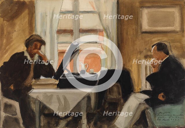 Interior, 8.9.1929. Creator: Oskari Paatela.