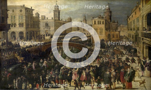 Shrove Tuesday on the Ice. Creator: Louis de Caullery.