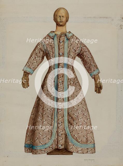 Doll, c. 1937. Creator: Helen Bronson.