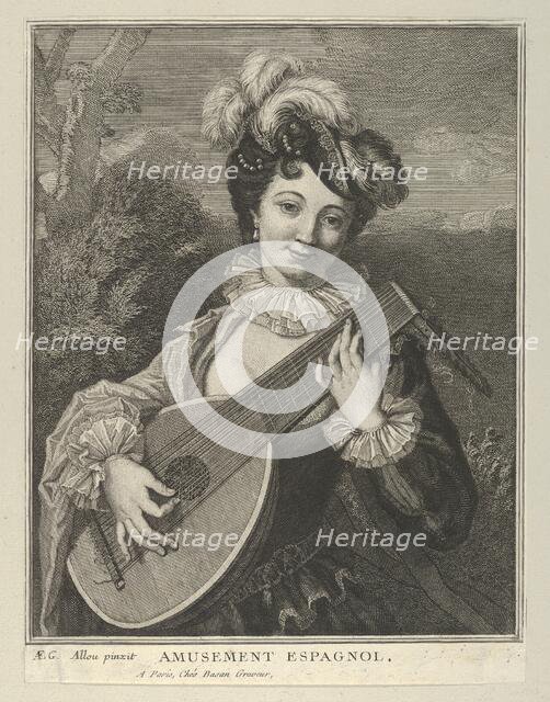 Amusement Espagnol, 18th century. Creator: Pierre François Basan.