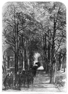 The Procession to the Mausoleum, 1857. Creator: Edmund Evans.