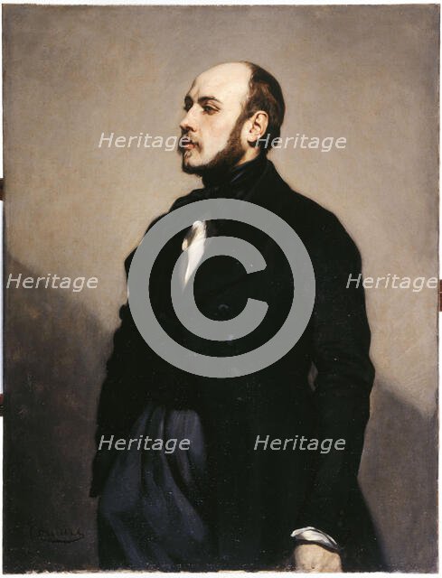 Portrait de Léon Ohnet, c1841. Creator: Thomas Couture.