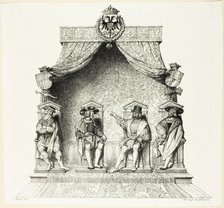 The Four Magistrates of Besançon, 1825. Creator: Jean-Auguste-Dominique Ingres.
