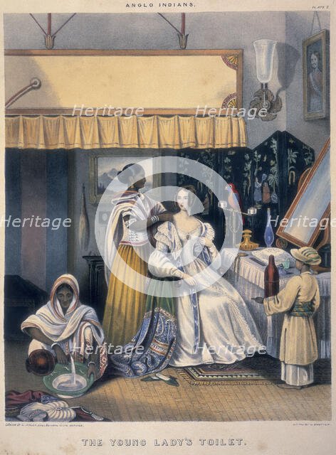 'The Young Lady's Toilet', 1842. Creators: Joseph Bouvier, William Tayler.