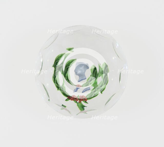 Paperweight, Saint-Louis, c. 1846-55. Creator: Saint-Louis Glassworks.