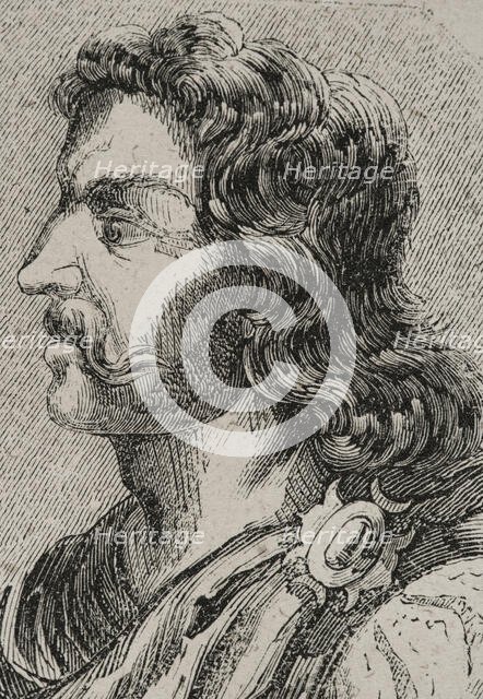 Liuva I (d. 572), King of the Visigoths from 568 to 572, (1853). Creator: Unknown.