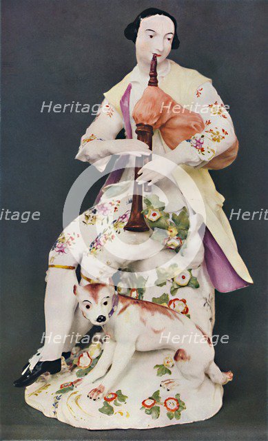 'Porcelain figure marked WD-CO. Derby, about 1760', c1760. Artist: Unknown.