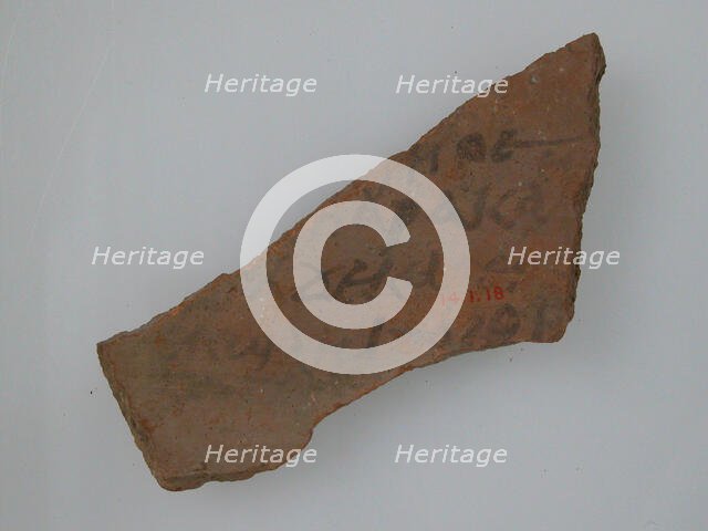 Ostrakon, Coptic, 600. Creator: Unknown.