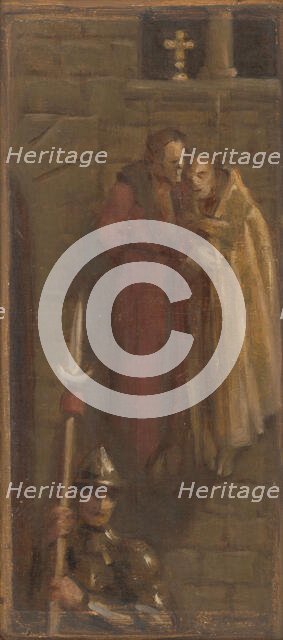 Sketch of Historical Composition II, after 1900. Creator: Milan Thomka Mitrovsky.