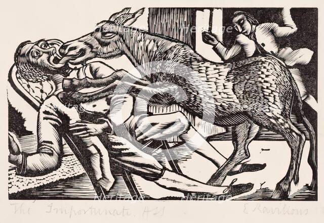 The Importunate Ass, 1928. Creator: Eric Ravilious.