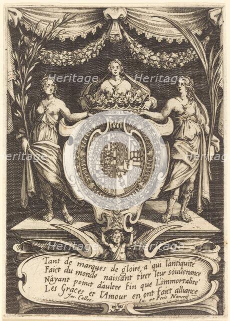 Frontispiece for "The Combat at the Barrier", 1627. Creator: Jacques Callot.