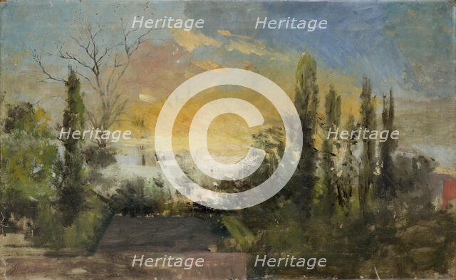 Landscape from Rabka, before 1884. Creator: Hippolyte Lipinski.