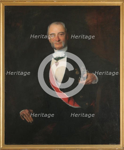 Portrait of Bohuslav, Count Chotek of Chotkow and Wognin (1829-1896), c. 1870. Creator: László, Philip Alexius de (1869-1937).