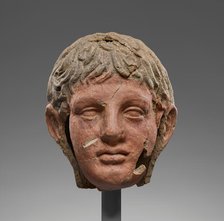 Votive Head of a Young Man, 200-150 B.C. Creator: Unknown.