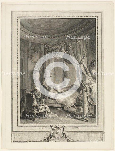 The Dangerous Novel, 1781. Creator: Isidore-Stanislas Helman.