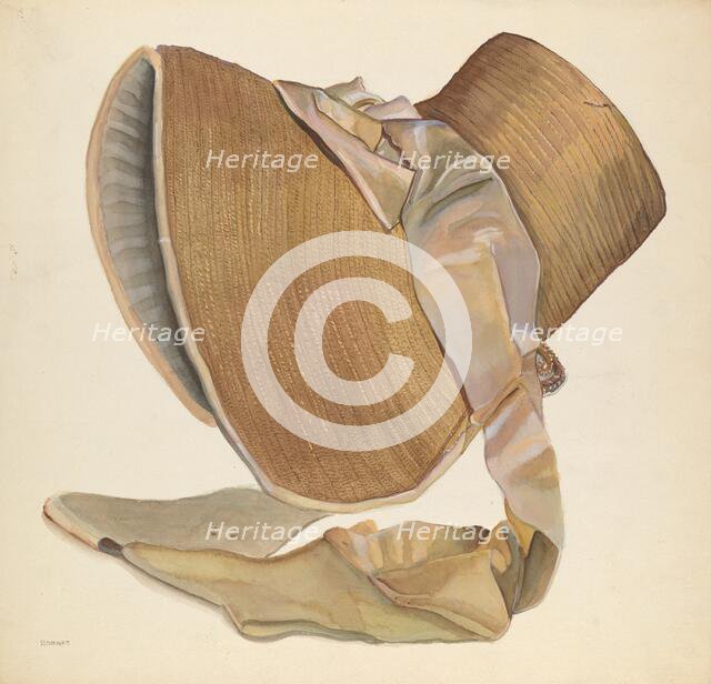 Bonnet, c. 1936. Creator: Gwyneth King.