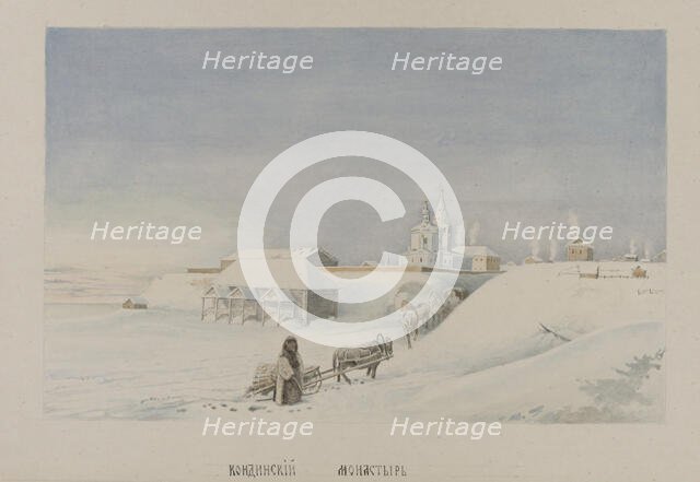 Kondinskii Monastery, 1862-1887. Creator: Mikhail Znamensky.