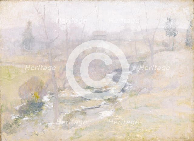 End of Winter, after 1889. Creator: John Henry Twachtman.