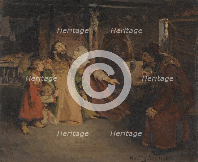 Ivan the Terrible. Artist: Lebedev, Klavdi Vasilyevich (1852-1916)