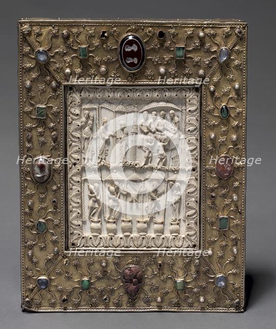 Book-Shaped Reliquary, c. 1000. Creator: Master of the Registrum Gregorii (German), circle of.