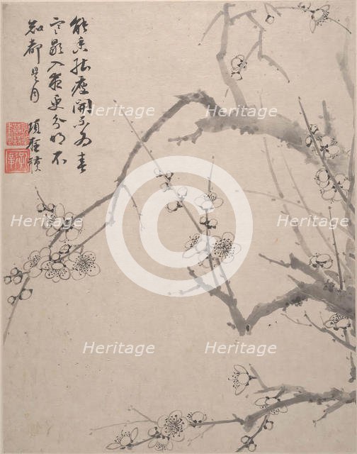 Landscapes, Flowers and Birds, dated 1639. Creator: Xiang Shengmo.