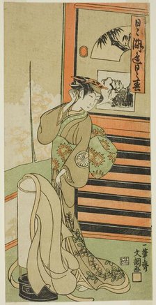 The Actor Segawa Kikunojo II in an Unidentified Role, c. 1771. Creator: Ippitsusai Buncho.