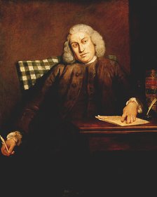 Samuel Johnson, English man of letters, 1756-1757. Artist: Sir Joshua Reynolds