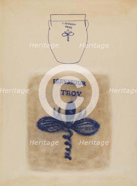 Crock, c. 1936. Creator: Yolande Delasser.