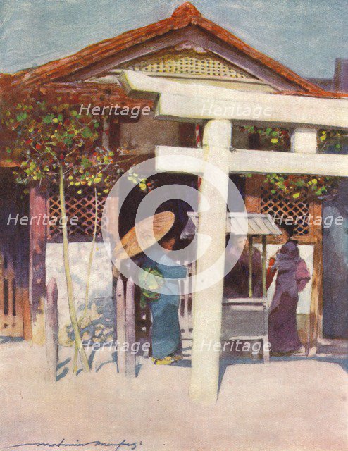 'A Sunny Temple', c1887, (1901). Artist: Mortimer L Menpes.