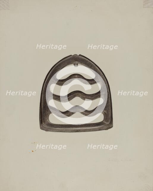 Trivet, c. 1941. Creator: Ardella Watkins.