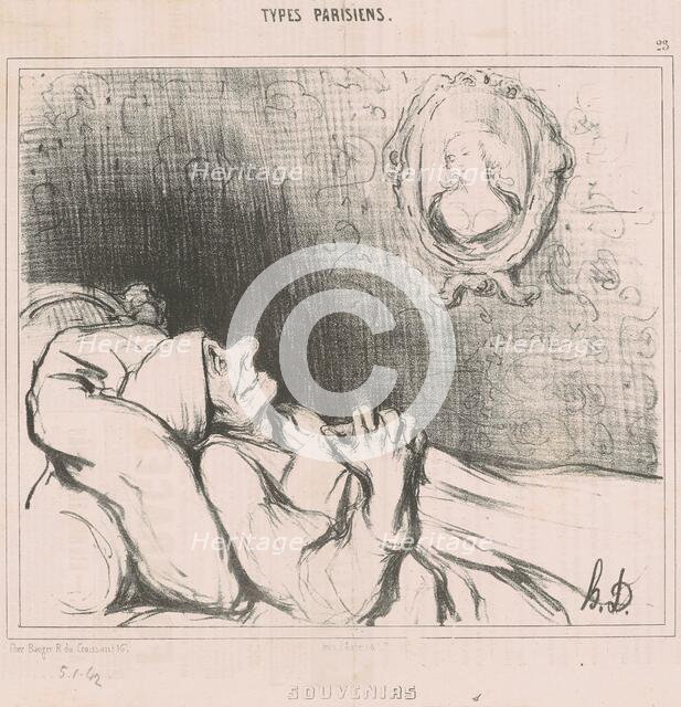 Souvenirs, 19th century. Creator: Honore Daumier.