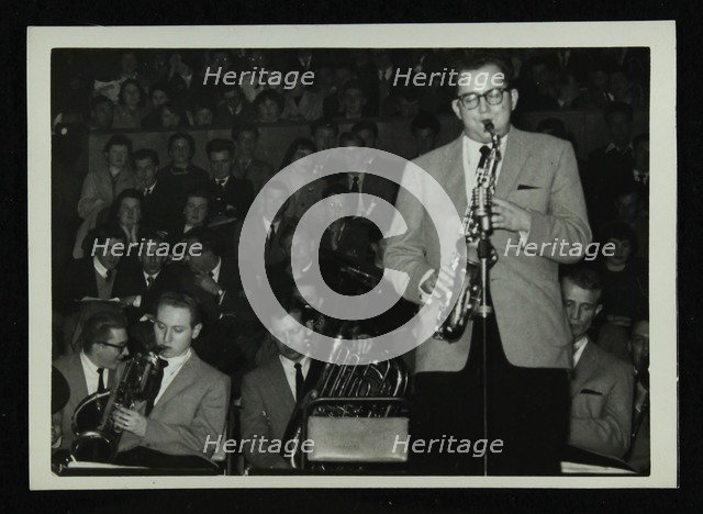 The Stan Kenton Orchestra in concert, 1956. Artist: Denis Williams
