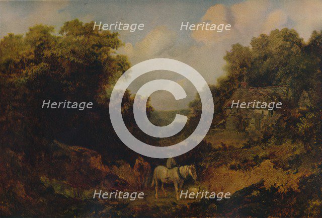 'Lane Scene', 1851, (1935). Artist: John Dearman.