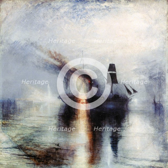 'Peace, Burial at Sea', c1842. Artist: JMW Turner