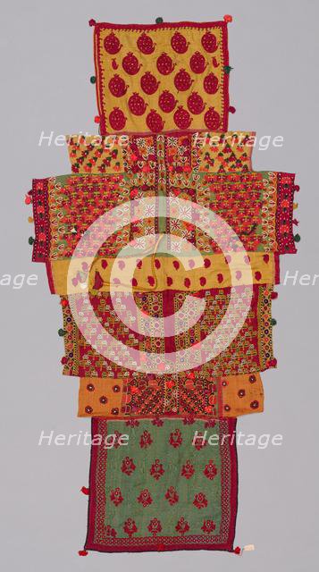 Fragments sewn together to form Cover, 1800s - early 1900s. Creator: Unknown.