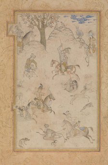 A Princely Hunt, late 16th century. Creator: Unknown.