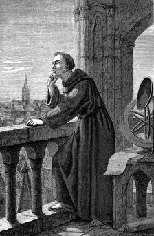 Roger Bacon, English experimental scientist, philosopher and Franciscan friar, 1867. Artist: Unknown