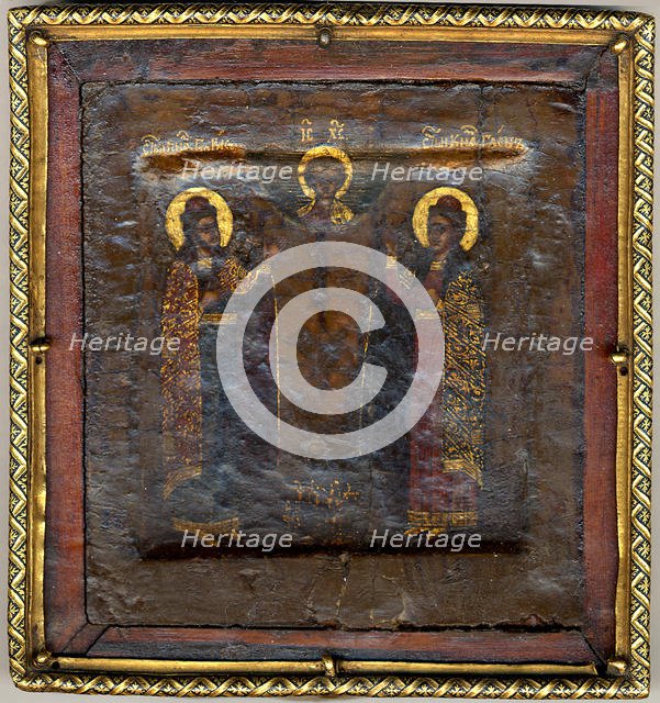 The Christ Child with Saints Boris and Gleb. Creator: Unknown.