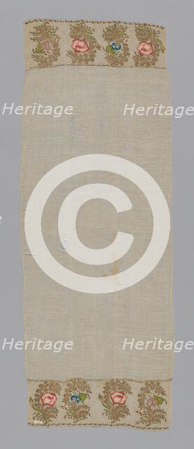 Towel/Napkin or Sash, Turkey, 18th century. Creator: Unknown.