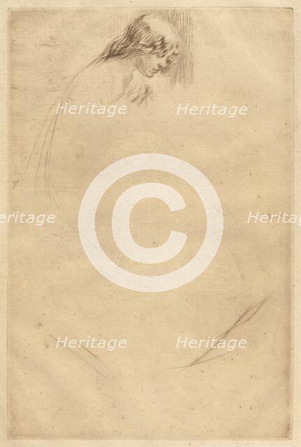 Jo's Bent Head, 1861. Creator: James Abbott McNeill Whistler.