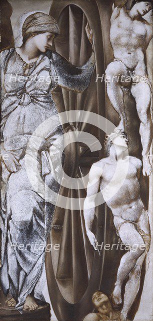 'The wheel of fortune', c1882. Creator: Sir Edward Coley Burne-Jones.