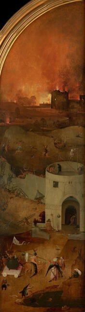 The Last Judgment (Triptych, right panel), ca 1490-1510. Creator: Bosch, Hieronymus (c. 1450-1516).