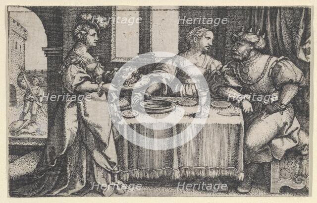 Salome with the Head of John the Baptist. Creator: Georg Pencz.