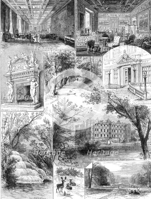 Sketches at Longleat, seat of the Marquis of Bath, 1881 Creator: Unknown.