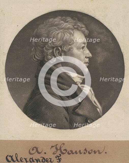 Alexander Contee Hanson, 1804. Creator: Charles Balthazar Julien Févret de Saint-Mémin.