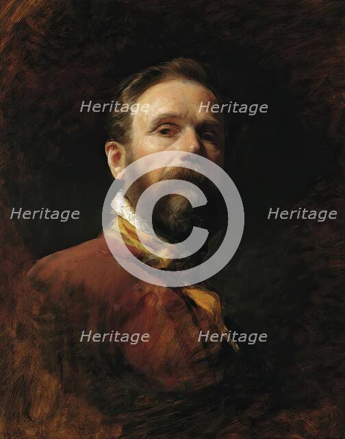 Self-portrait, 1856. Creator: Friedrich von Amerling.