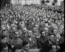 People Watching an  Orchestra in Nazi Germany, 1937. Creator: British Pathe Ltd.