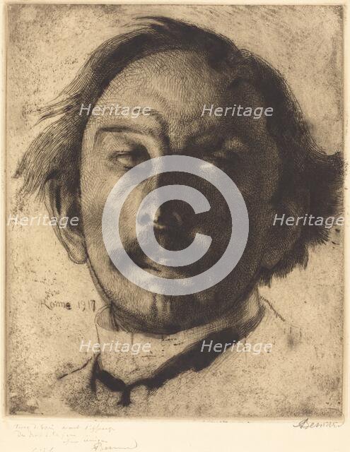 Jules Destrée, 1917. Creator: Paul Albert Besnard.