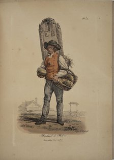 Melon seller. From the Series "Cris de Paris" (The Cries of Paris), 1815. Creator: Vernet, Carle (1758-1836).